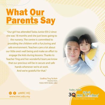 Parent Testimonial - Godfrey Ting Tai Boh